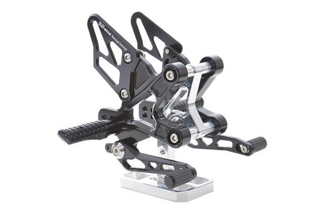 r's gear アールズギア アクティブスポーツ レーシングコンセプト　ZX-25R ライディングステップ ブラック AC01-0100-BK