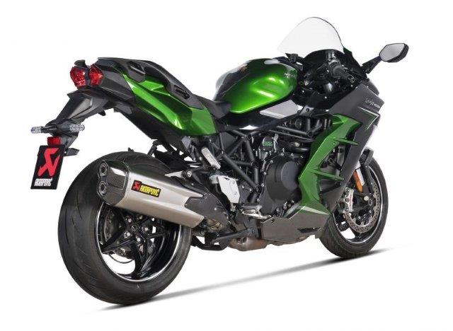AKRAPOVIC アクラポビッチ 政府認証マフラー SLIP ON LINE チタン 触媒付 Ninja H2 SX(22-23) S-K10SO30-HGITJPA