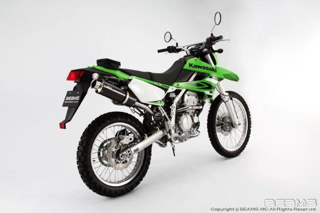 【抽選で最大100％ポイントバック】BEAMS ビームス マフラー フルエキゾースト SS300カーボン アップタイプ S/O KLX250 LX250S B408-08-004