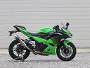 WR’S ダブルアールズ マフラー ラウンド・焼き色チタンサイレンサー スリップオン Ninja400 BK4430JM