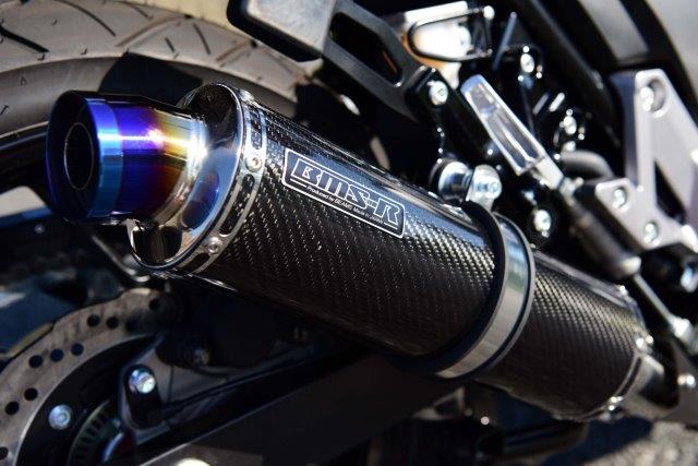 【抽選で最大100％ポイントバック】BEAMS ビームス R-EVOカーボン スリップオン 政府認証 車種：SUZUKI V-STROM250 G337-53-P2J