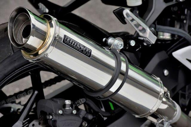 【抽選で最大100％ポイントバック】BEAMS ビームス R-EVO2 スリップオン ステンレスサイレンサー 政府認証 車種：Kawasaki NINJA250 8BK-EX250Y G433-54-P3J