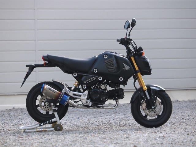 WR’S ダブルアールズ SS-OVAL 焼き色チタンタイプ フルエキゾースト LB1180JM