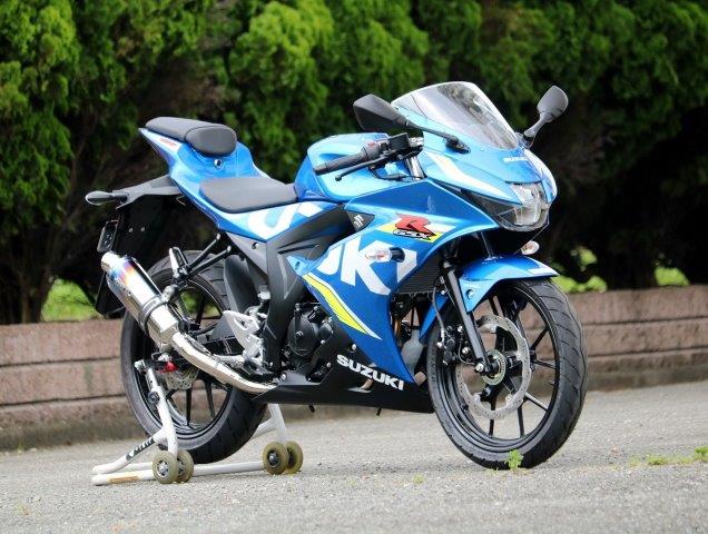 WR’S ダブルアールズ ST-OVAL　焼き色タイプ フルエキゾースト GSX-R125/GSX-R150 LM3125JM