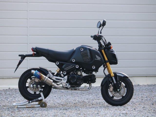 51 cc 〜125 cc  - WR’S ダブルアールズ ショートオーバル 焼き色チタンタイプ フルエキゾースト LS1180JM