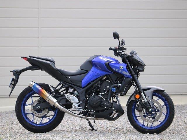 WR’S ダブルアールズ ラウンド・焼き色チタンサイレンサー フルエキゾースト MT-25 LS2265JM