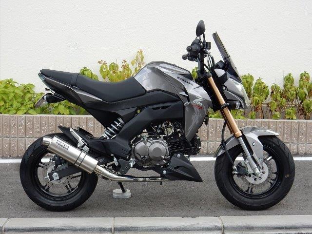 51 cc 〜125 cc  - WR’S ダブルアールズ ショートオーバル ソリッドタイプ フルエキゾースト Z125PRO LT4110JM