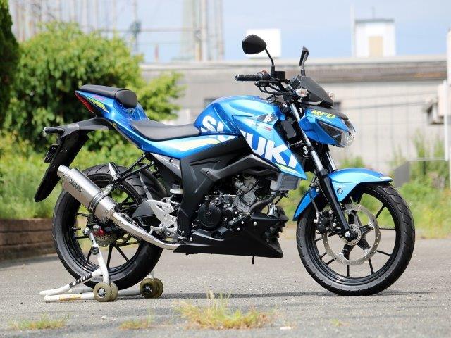 SUZUKI - WR’S ダブルアールズ ST-OVAL　ソリッドタイプ フルエキゾースト GSX-S125/GSX-S150 LV3130JM