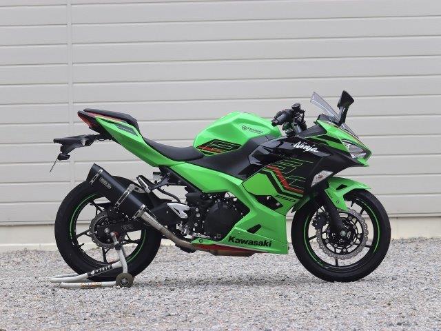 【抽選で最大100％ポイントバック】WR’S ダブルアールズ SS-OVAL F-BLACK TITAN スリップオン Ninja250 SF4270JM