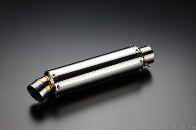 BEAMS ビームス マフラー スリップオン 汎用サイレンサーφ89x300mm ステンレス GPテール 【差込径】φ60.5 U304-01-001