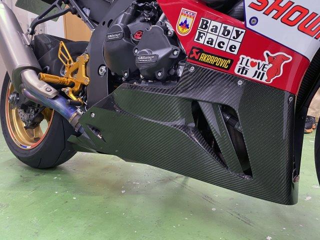 SPEEDRA スピードラ アンダーカウル 左右セット (綾織り艶消し) CHO0906TM HONDA CBR1000RR-R 2020-