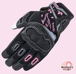 ROUGH＆ROAD ラフ＆ロード【WMサイズ】 ラフプロテクショングローブ レディース サクラ RR8025-SK-WM