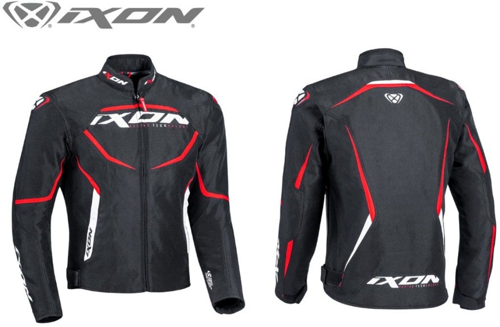 IXON イクソン ジャケット【XLサイズ : BK/RD】SPRINTER A 100101123-1058-XL