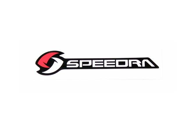 SPEEDRA スピードラ SPEEDRA ステッカー 赤白 131mm×29mm ACC-0003 品番 ACC-0002(赤白 88mm×20mm)ACC-..