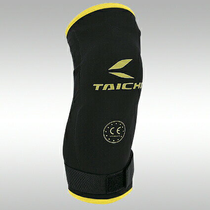 RS TAICHI RSタイチ アールエスタイチ Mサイズ Lサイズ TRV045 ステルス CE ニーガード(ハード) 左右セット カラー：ブラック/イエロー TRV0459999-M-L