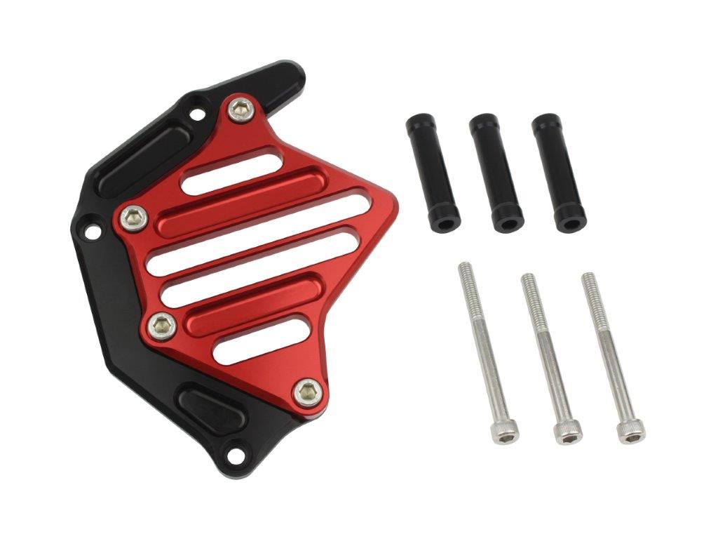 POSH Faith ポッシュ フェイス スプロケットカバー単体 ブラック/レッド Z900RS(2018-2024)/Z900RS CAFE(2018-2024) 132211-26