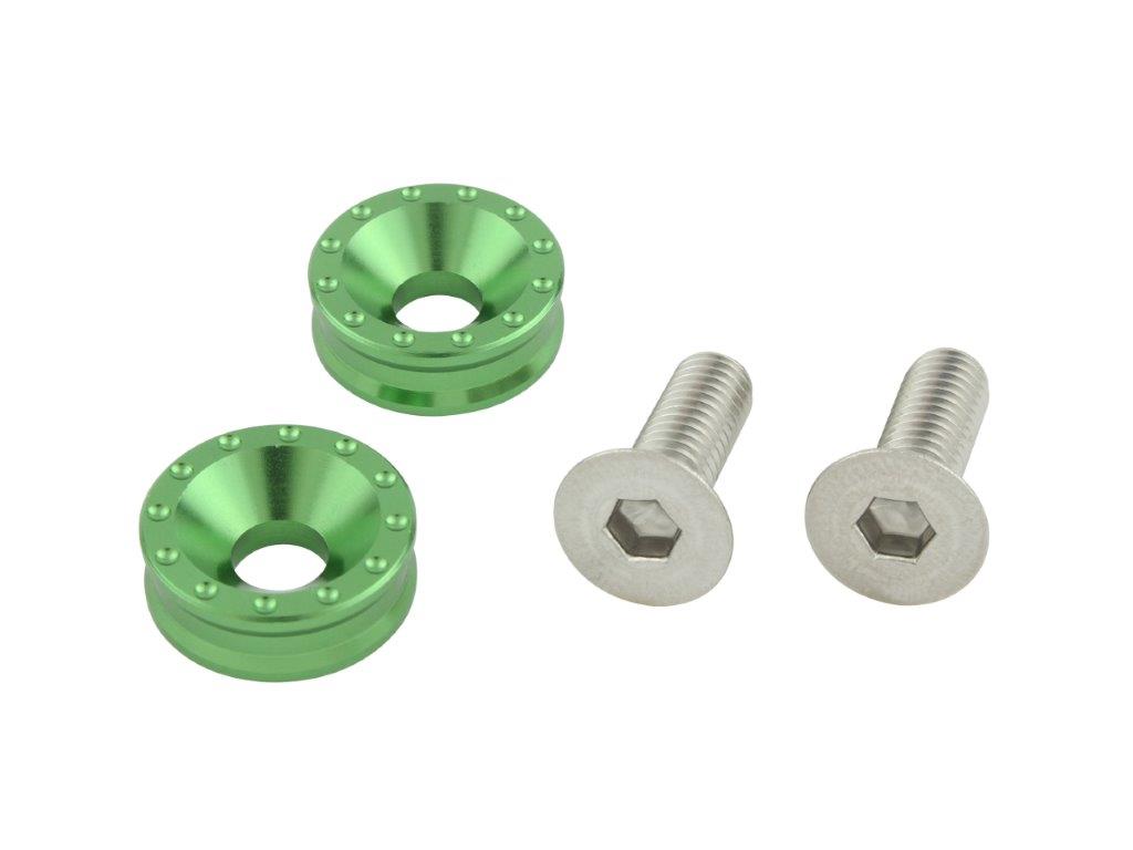 POSH Faith ポッシュ フェイス ビレットライセンスプレートホルダーセット ライトグリーン 500097-18