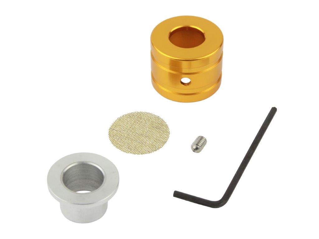 【抽選で最大100％ポイントバック】POSH Faith ポッシュ フェイス ブリーザーホースエンド内径15mm・外径22mmホース用 ゴールド 900122-04