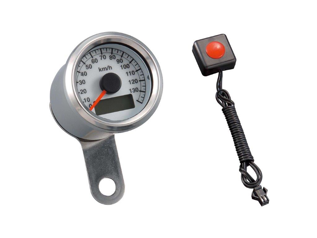 POSH Faith ポッシュ フェイス LEDバックライトミニミニスピードメーターステッピン（ワイヤー式スピードメーター車対応） ホワイトパネル 100032-90