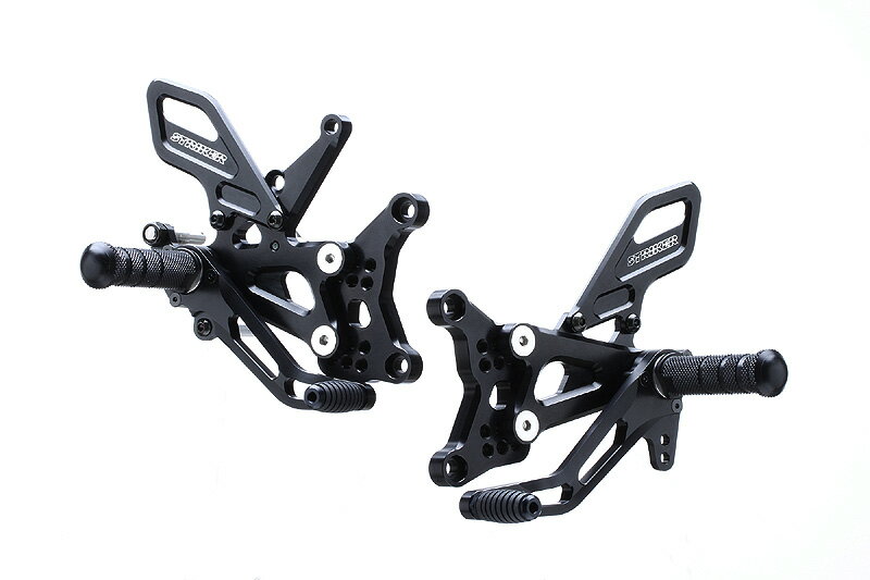 【抽選で最大100％ポイントバック】KawasakiZX-6R(09-21) STRIKER STEP KIT[ストライカーステップキット] ブラックアルマイト仕様 SS-AA2110B