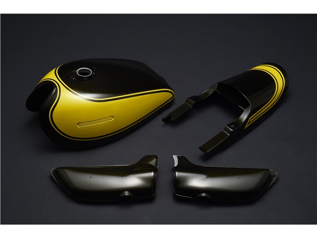 【納期3ヶ月以上】 M-TEC中京 エムテック中京 イエローボールペイント 4点セット ダブルピッチ '73モデル MRS-Z1-T03SET