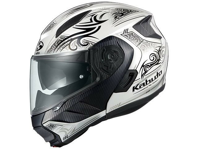 外部倉庫有り OGK オージーケーカブト システムヘルメット RYUKI NOTRA リュウキ ノトラ パールホワイトブラック Mサイズ(57-58)