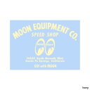 ORION ACE オリオンエース MOONEYES MOON SPEED SHOP ステッカー イボリー 13×7cm ステッカー/キーリング MQD-021