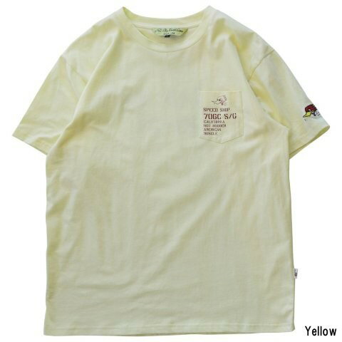 ORION ACE オリオンエース CLAY SMITH SURPLUS Tシャツ イエロー M ティーシャツ CSY-4006