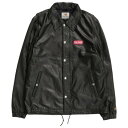 ORION ACE オリオンエース CLAY SMITH REALBLACK レザーコーチジャケット ブラック/カラー L レザー ジャケット CSY-5050