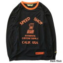 ORION ACE オリオンエース CLAY SMITH SANDY メッシュロングスリーブTシャツ ブラック/ブラック L ティーシャツ CSY-5053