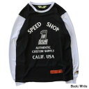 ORION ACE オリオンエース CLAY SMITH SANDY メッシュロングスリーブTシャツ ブラック/ホワイト LL ティーシャツ CSY-5053