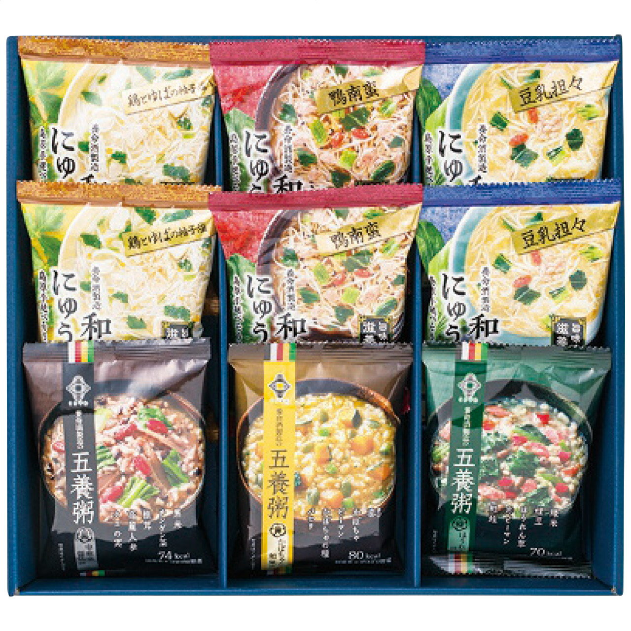 【ギフト】 お歳暮 和養生にゅうめん3種と五養粥3種 9食セット 養命酒製造