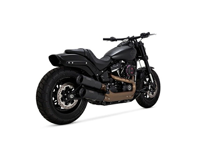 バンスアンドハインズ Hi-Output ハイアウトプット スリップオン ブラック マフラー FATBOB(FXFB（S)) 18-20 1801-1250