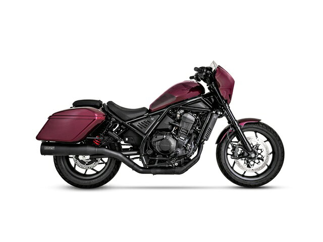 バンスアンドハインズ Hi-Output ハイアウトプット スリップオン マットブラック マフラー Rebel 1100T/DCT 23 48427