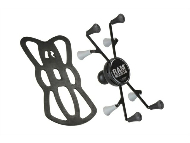 ラムマウント Xグリップ(L)タブレットホルダー テザー付 iPad mini他 1インチボール RAM-HOL-UN8BU RAM-HOL-UN8BU