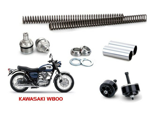 【納期お問い合わせ下さい】 PMC ピーエムシー W800 '11- FORK UPGRADE 123-03001