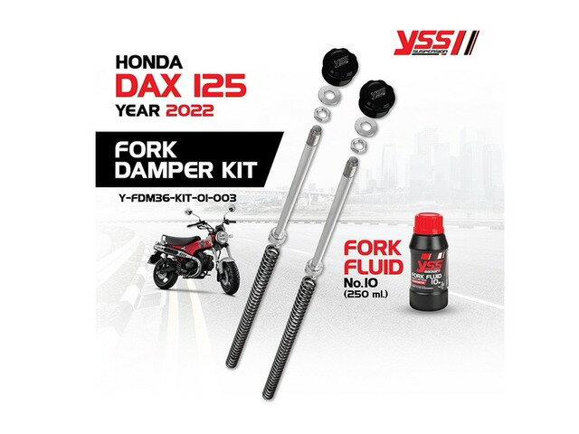 【受注後約3ヶ月】 YSS ワイエスエス PMC ピーエムシー DAX125 '22-フォークダンパーキット 123-19011