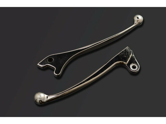 漆黒シリーズ PMC ピーエムシー フィンガークラッチ&ブレーキレバー Z1/Z2 7φ 漆黒メッキ 133-5011