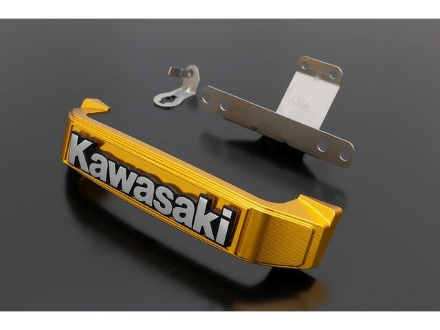 【納期お問い合わせ下さい】 ARCHI アーキ PMC ピーエムシー BIGステムエンブレム&ステーセット Kawasaki小文字 ゴールド Z900RS CAFE 189-1185-2