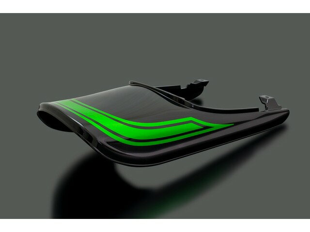 ARCHI アーキ PMC ピーエムシー メタリックディアブロブラック × キャンディライムグリーン ロングテールカウル 2025年式Z900RS 189-1434