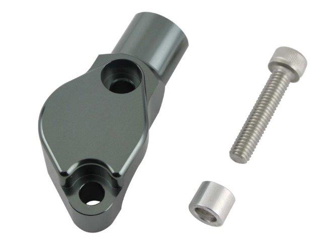 【抽選で最大100％ポイントバック】POSH Faith ポッシュ フェイス ブレンボ レーシング タイプ ミラーアダプター（ブレーキ） ガンメタ 000704-09