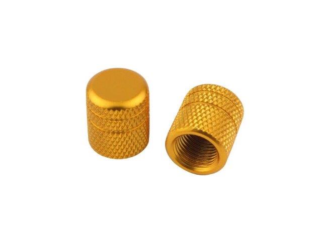 POSH Faith ポッシュ フェイス アルミカラードエアーバルブキャップ（2個入） ゴールド 000801-04