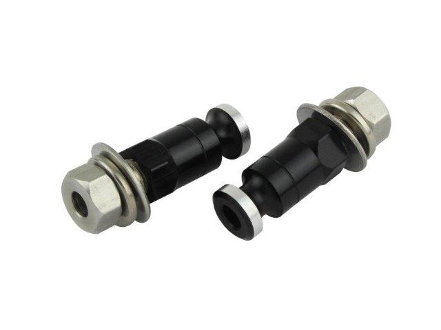 POSH Faith ポッシュ フェイス 10mmアルミウインカーステーM10×30mmボルト付 ブラック 010102-06