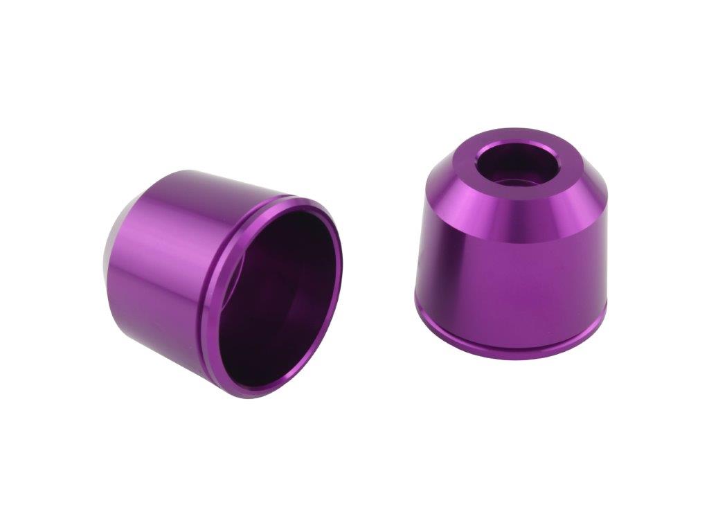 POSH Faith ポッシュ フェイス ミドルウェイトバーエンドアウターのみ M8タイプ（2pcs./セット） ブルーベリー 032879-05-10(2)