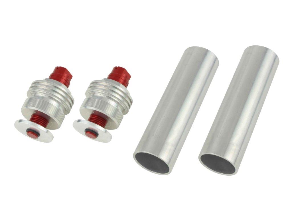 【抽選で最大100％ポイントバック】POSH Faith ポッシュ フェイス イニシャルアジャスターType2（エアーバルブ無し） シルバーボディ/レッドシャフト GPZ900R(A12-A16) 033166-02