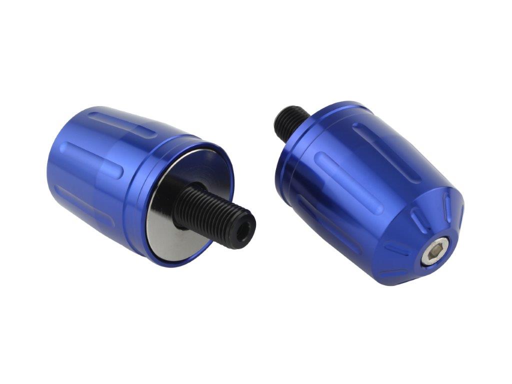 【抽選で最大100％ポイントバック】POSH Faith ポッシュ フェイス ウルトラヘビーバーエンドタイプ2 スズキ純正ハンドル用 M12タイプ ブルー 033969-01-10