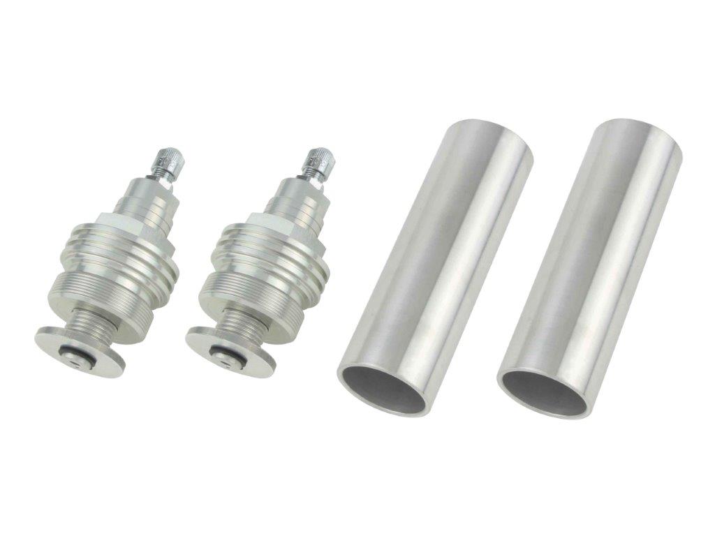 POSH Faith ポッシュ フェイス イニシャルアジャスターType1（エアーバルブ付） シルバーボディ/シルバーシャフト W650(ALL)/W800(2011-2016) 041065-03