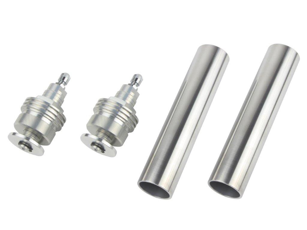 POSH Faith ポッシュ フェイス イニシャルアジャスターType1（エアーバルブ付） シルバーボディ/シルバーシャフト XJR400/S(-1997)/GSX400(カタナ) 060065-03