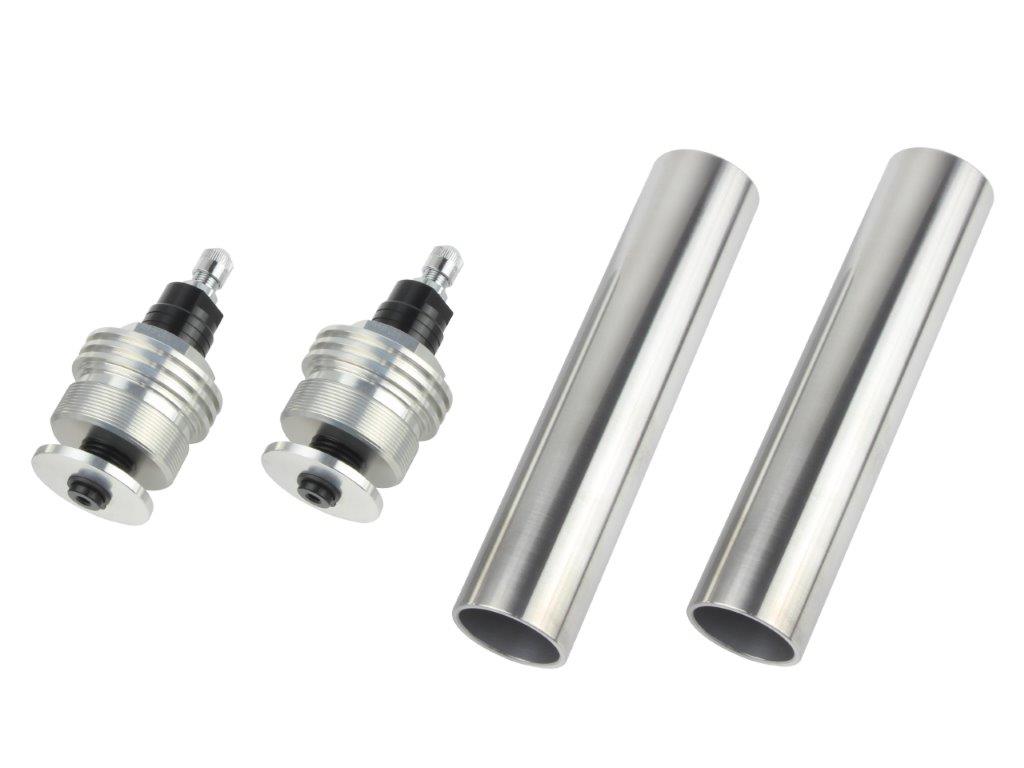 POSH Faith ポッシュ フェイス イニシャルアジャスターType1（エアーバルブ付） シルバーボディ/ブラックシャフト XJR400/S(-1997)/GSX400(カタナ) 060065-06