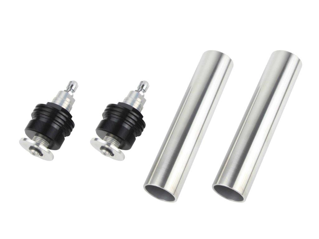 POSH Faith ポッシュ フェイス イニシャルアジャスターType1（エアーバルブ付） ブラックボディ/シルバーシャフト XJR400/S(-1997)/GSX400(カタナ) 060665-03(2)